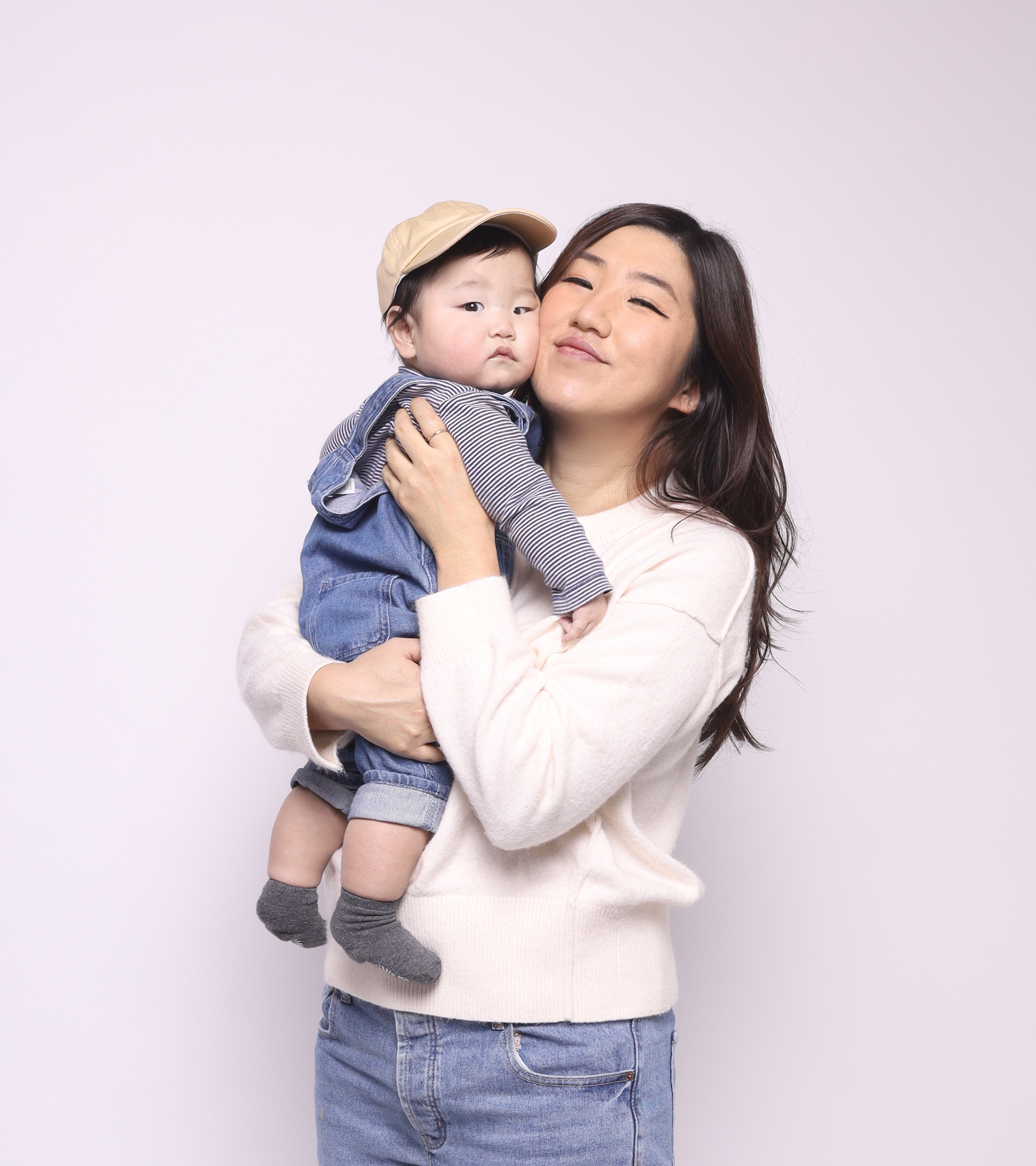 Mary holding baby Levi